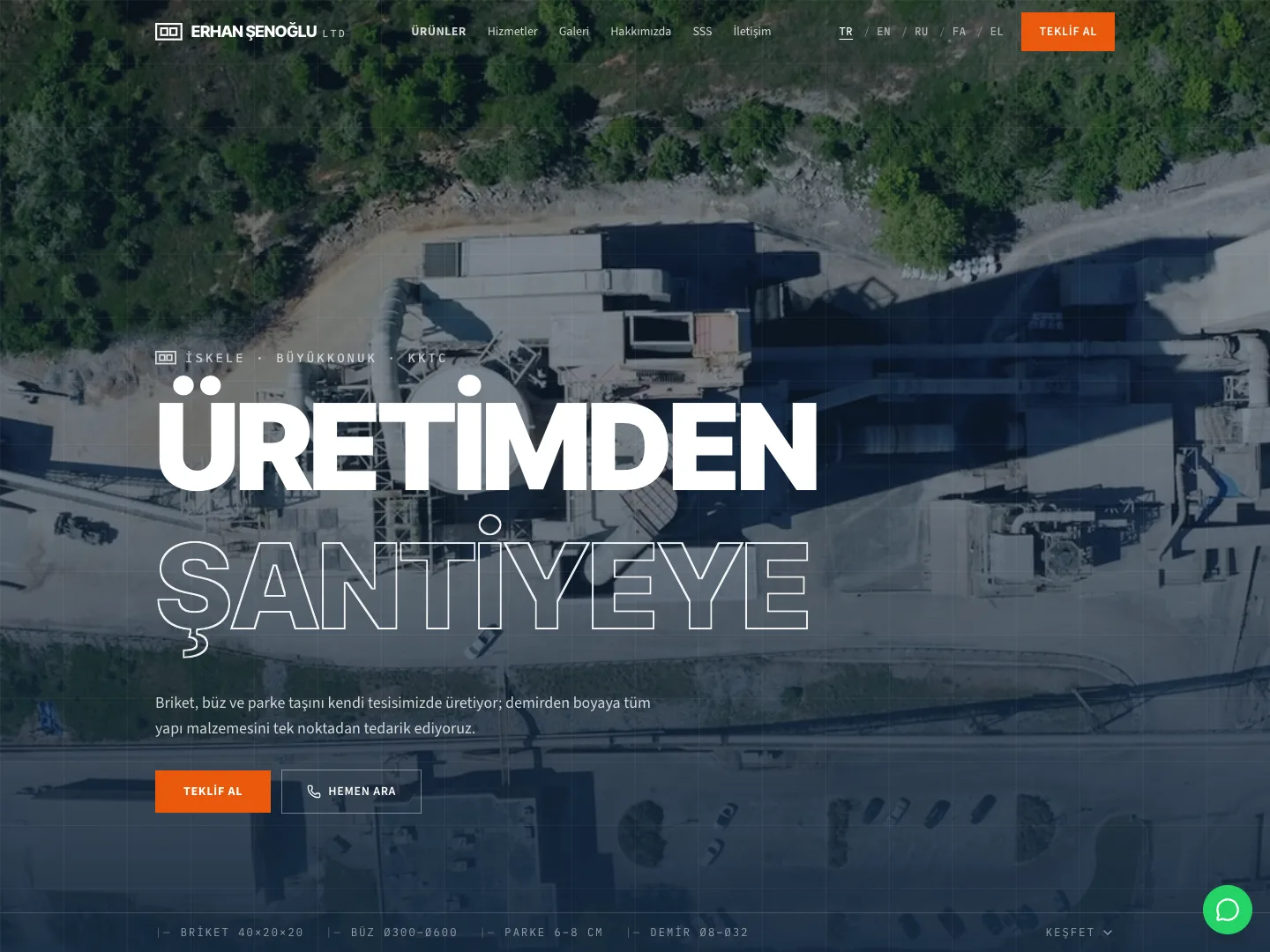 Hırdavat demo sitesi ekran görüntüsü
