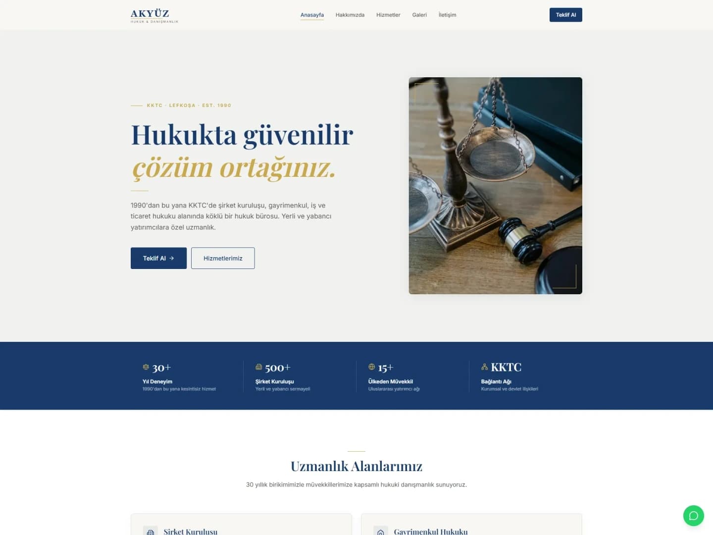 AKYÜZ HUKUK — demo önizlemesi