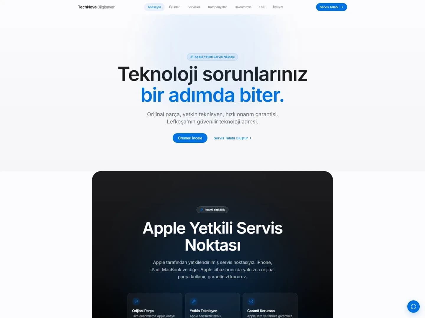 TECHNOVA BİLGİSAYAR — demo önizlemesi